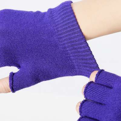 Wholesale gym cycling fingerless non slip sport yoga gloves