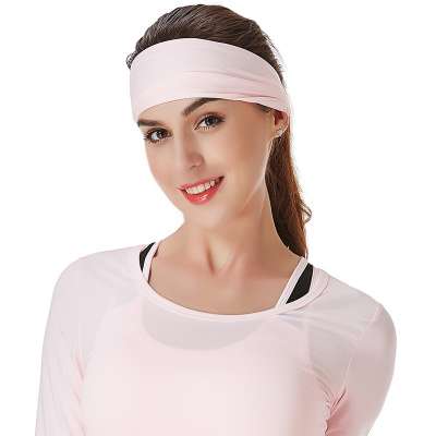 women very popular outdoors sports elastic yoga custom headbands for girls